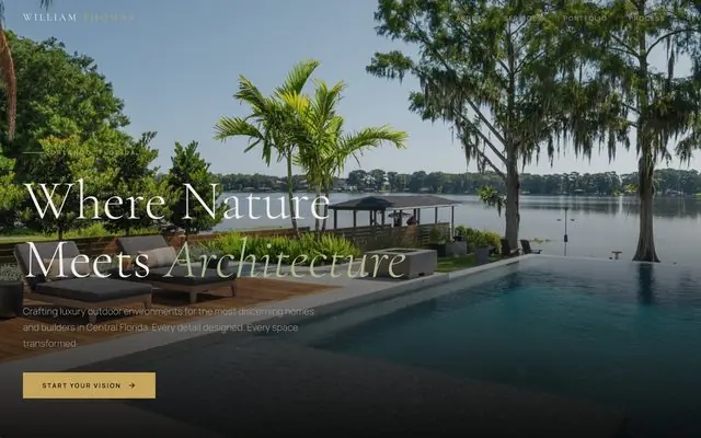 Website built for William Thomas Design